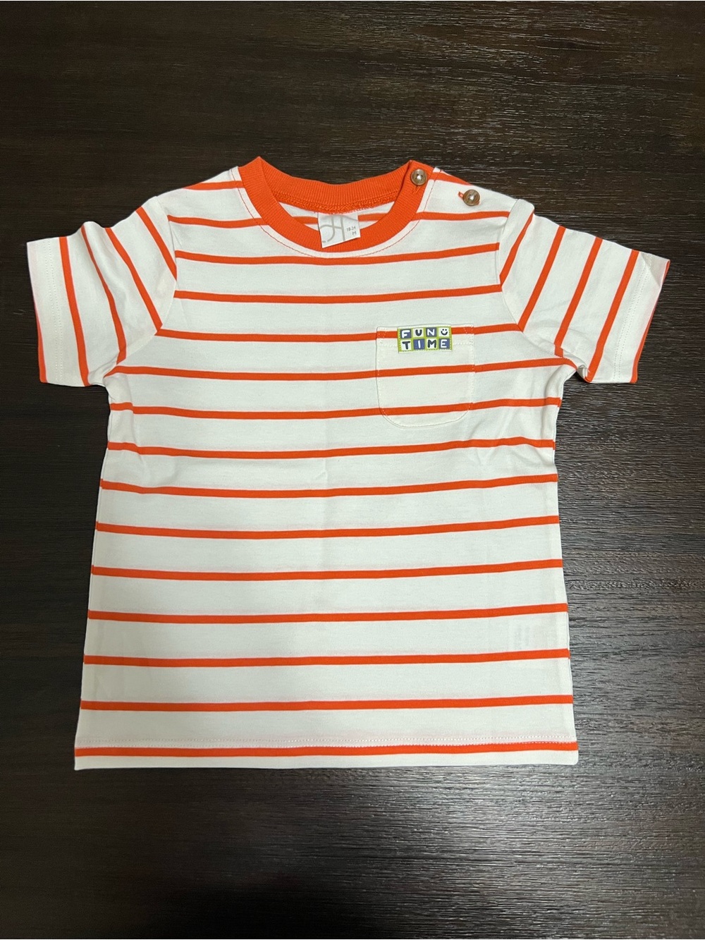 Orange Stripe Tee
